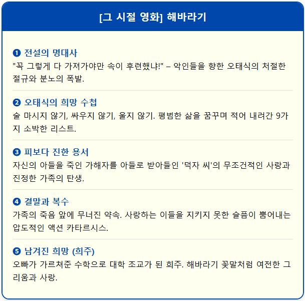 [그 시절 영화] 해바라기 2