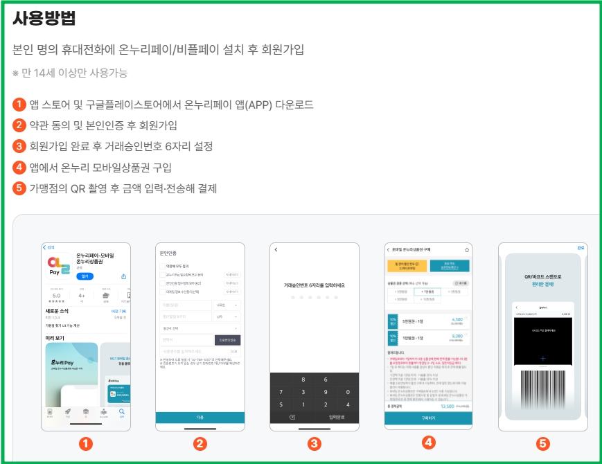 2025년 온누리페이 설치순서 및 이벤트 2 2025년 온누리페이 설치순서 및 이벤트 1
