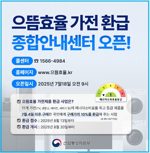 으뜸효율 가전제품 최대 30만원 환급 주요 질문 2