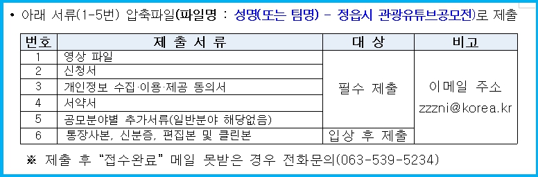 총상금 2500만원 정읍 관광 유튜브 공모전 3 총상금 2500만원 정읍 관광 유튜브 공모전 2