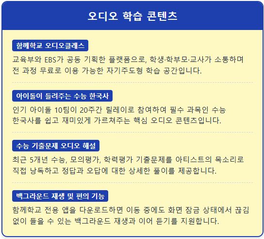 수능 한국사 기출문제 아이돌 목소리로 마스터하기 1