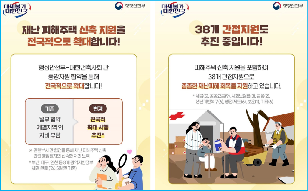재난으로 무너진 내 집 정부가 피해주택 신축 3