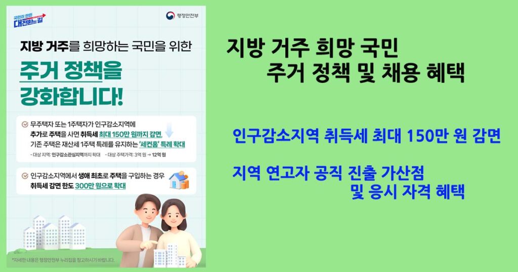 지역 연고자 공직 가산점 및 응시 자격