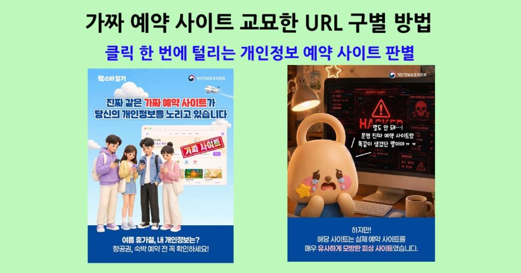 가짜예약사이트구별법