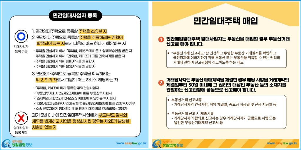 민간임대주택 종류와 임대사업자 필수 조건 3